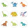 500 sheets/roll Cartoon dinosaur roll sticker Tape Envelope decorative sealing sticker Dinosaur sticker