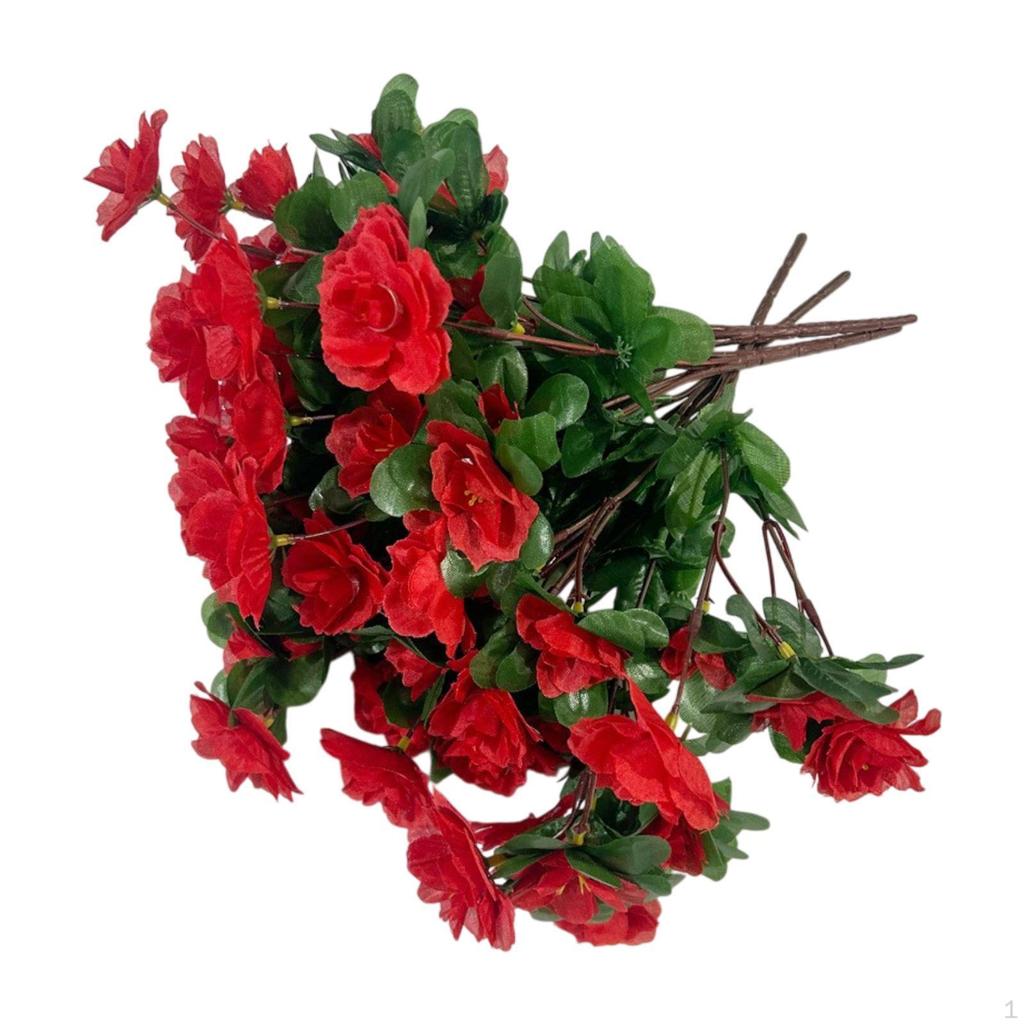 4 Bundle of Artificial Flowers Flower In The Open Away Balcony