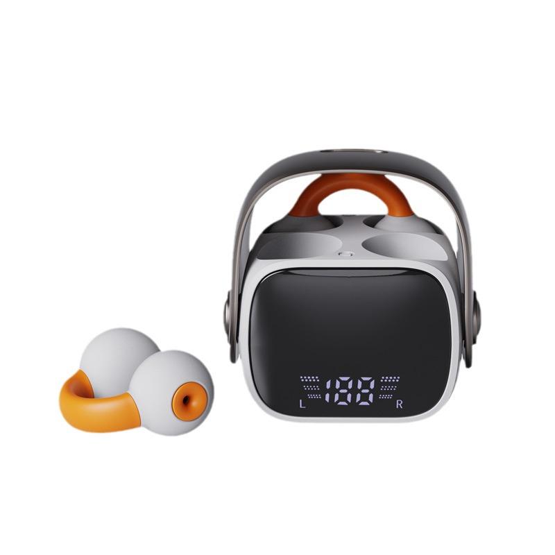 

Модные наушники-клипсы Bluetooth V5.3 — невставные спортивные наушники белый