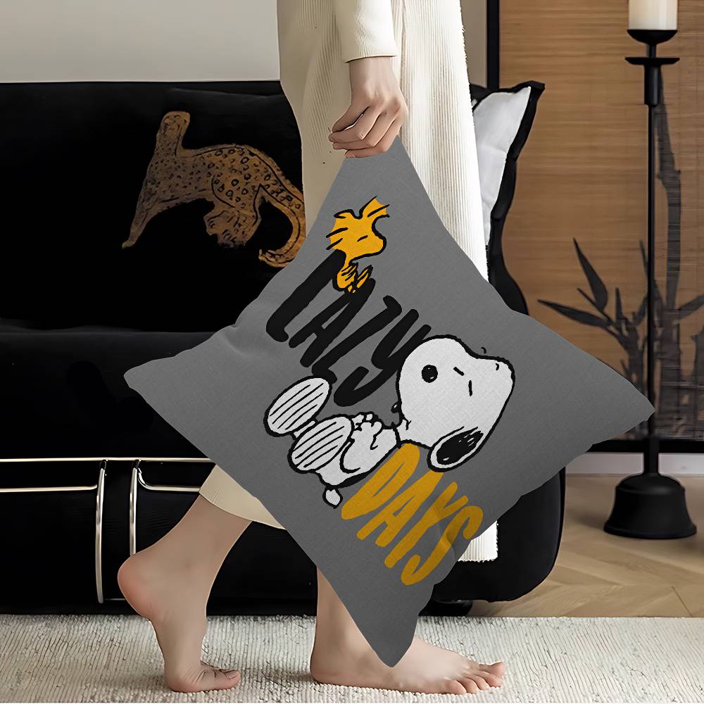 Cute Dog S-Snoopy Cushion Cover Decorative Pillow Sofa Home Decor Case Pillow Cases