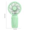 Handheld Fan Portable Fan Rechargeable Small Pocket Fan with 3 Speed USB Fan for Office Outdoor Indoor Pocket Fan