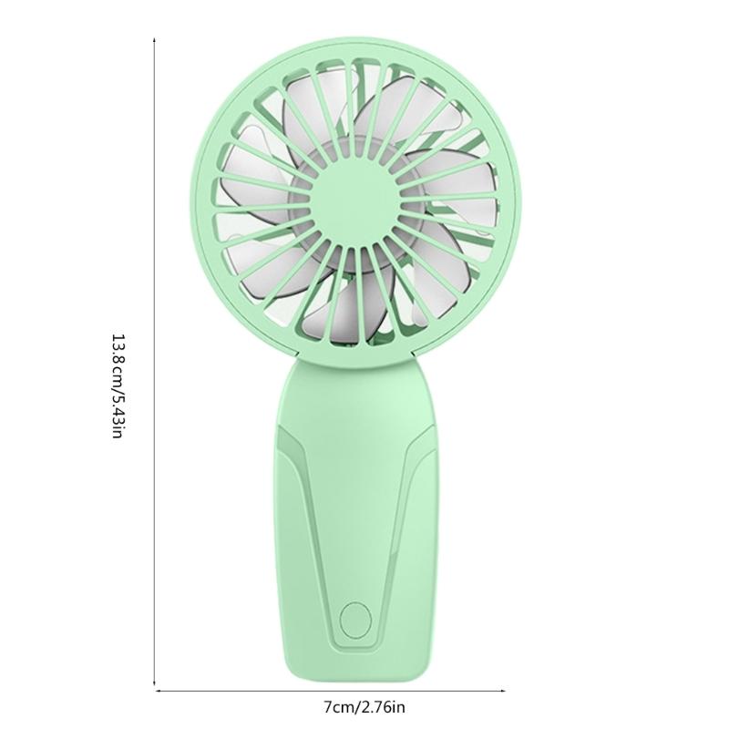 Handheld Fan Portable Fan Rechargeable Small Pocket Fan with 3 Speed USB Fan for Office Outdoor Indoor Pocket Fan