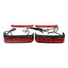 Motorcycle LED Saddlebag Brake Running Luggage Turn Signal Lights For Harley Touring Street Road Glide CVO 2009 2010 2011- 2013