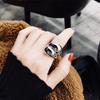 Gold Smooth Surface Female Adjustable Ring Wedding Rings For Women Jewelry Accessories