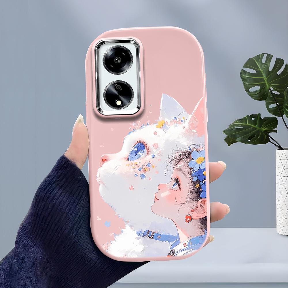 Jednobarevný stříbrný okraj čočky měkký tekutý silikon nárazuvzdorný obal na telefon pro iPhone Samsung Huawei Honor Xiaomi Redmi OPPO Realme Vivo Infinix Tecno