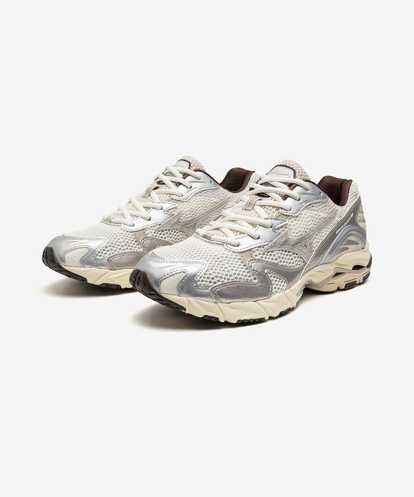 Mizuno (Unisex) Wave Rider 10 - Snow White:Silver Cloud:Chicory Coffee / D1Ga243103