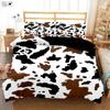Black And White Milk Pattern Bedding Set Simple Style Soft And Comfortable Duvet Cover Set 3-Piece Children's Duvet Cover Set