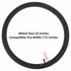 2 PCS 22x1.75inch Bike Inner Tubes Butyl Rubber 32mm for Schrader Valve Inner Tube Replacement Bike Replacement Tubes
