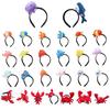 Funny Lobster Fish Headband Ocean Themed Stuffed Animal Hair Hoop Party Decor