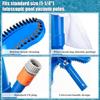 Handheld Pool Vacuum Cleaner Vacuum Telescopic Pole Swimming Pool Jet Cleaner  Fountains