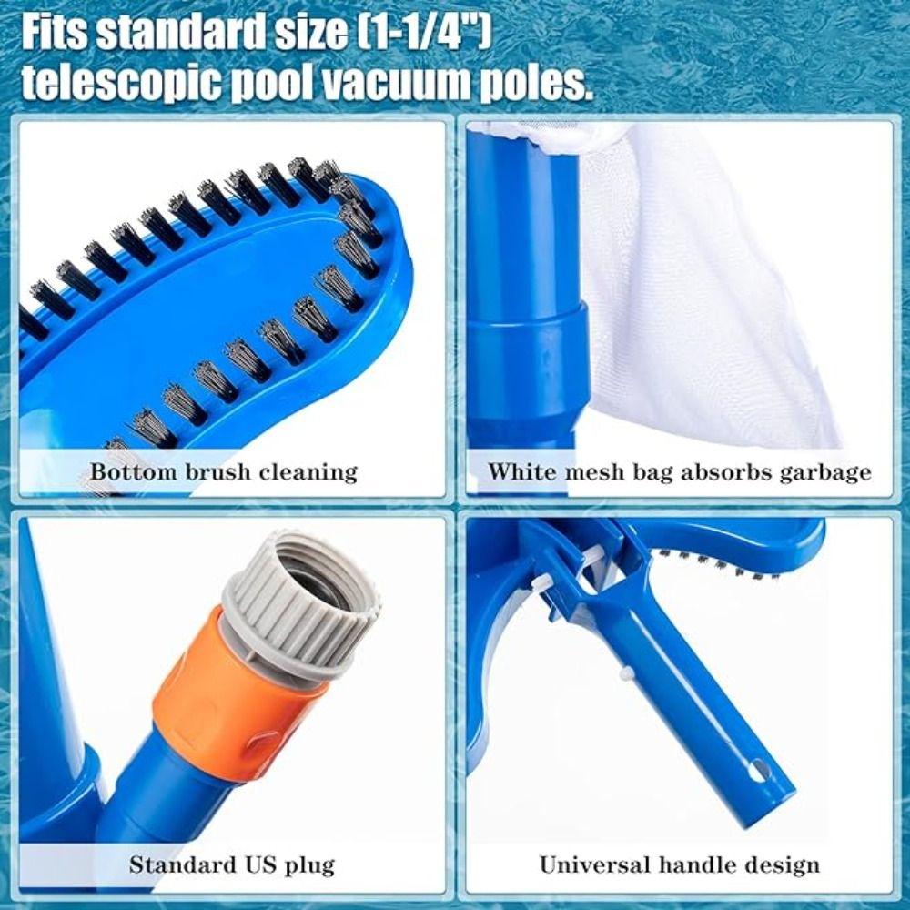 Handheld Pool Vacuum Cleaner Vacuum Telescopic Pole Swimming Pool Jet Cleaner Fountains