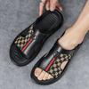 Men's Sandals Summer Driving Sports Casual Versatile Slippers Comfortable and Breathable Soft-soled Non-slip Beach Sandals
