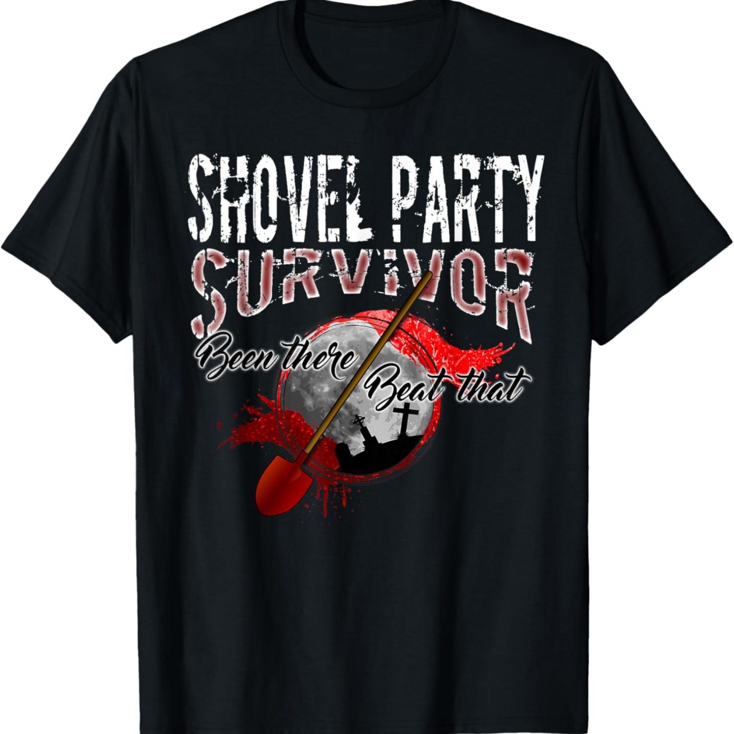 

Been There, Beat That! Shovel Party Survivor T-Shirt XXXXXL чёрный