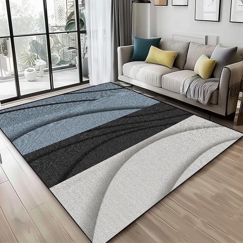 Modern Luxury Geometric Carpet Living Room Abstract Bedroom Decoration Sofa Non-slip Rug Office Balcony Coffee Tables Floor Mat