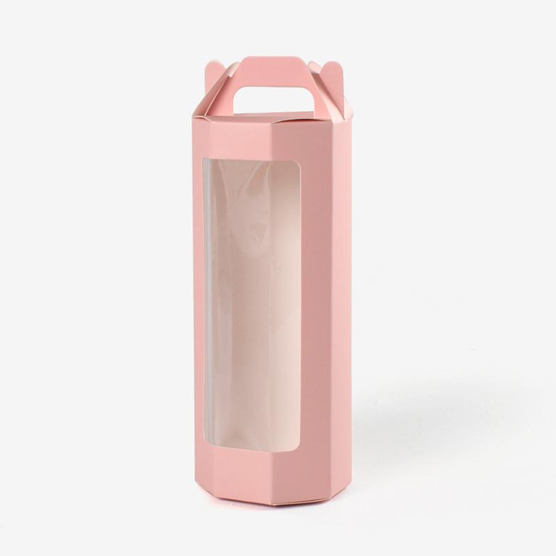 10Pcs Fashionable Octagonal Clear Window Gift Boxes For Flowers And Gifts, Birthday Wedding Valentine'S Day