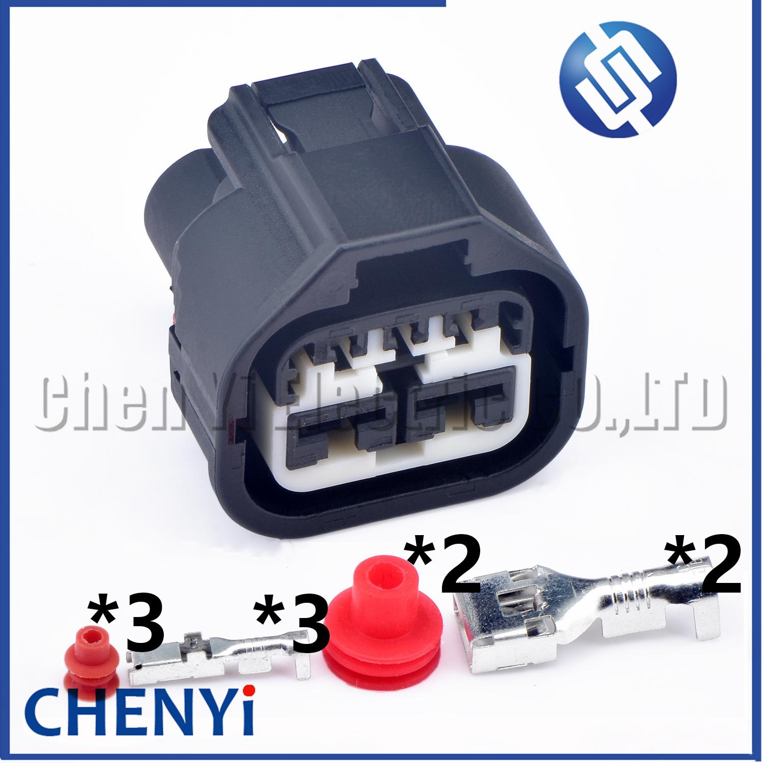 

5 Pin 2.2mm/7.8mm female automotive waterproof connector a/c blower motor Plug With pins For Ford Toyota 1 Pcs