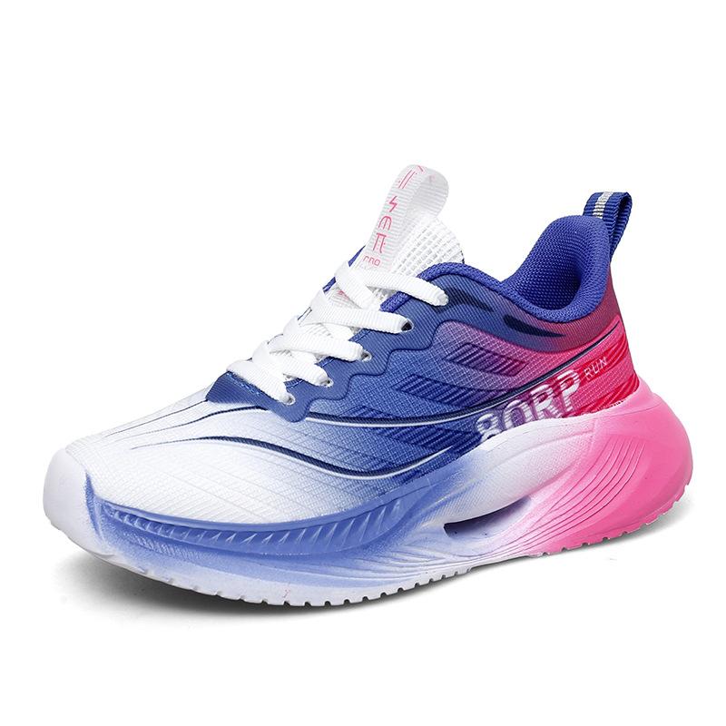 2025 spring/summer new children's sneakers mesh breathable and lightweight shock-absorbing medium and large children's shoes primary school running s