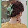 Women Resin Big Hair  Claw  Clips Non-slip Shower Clip Strong Metal Spring Hairpin Back Head Clip