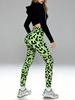 European-American High-Waisted Leopard Print Yoga Pants: Butt-Lifting, Quick-Drying, Outdoor Sportswear