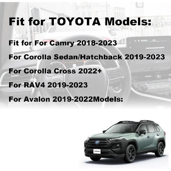 Steering Wheel Paddle Shifter Extensions Covers Compatible With Toyota Camry 2018- For Corolla RAV4 Avalon -, Aluminum Car Paddle Shifter Extension