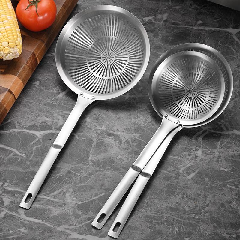 ZISIZ Edelstahl Tiefer Heißtopf Abschöpfer