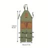 Garten-Schürze Mehrere Taschen Wasserdicht Garten-Arbeitskleidung Schürze BBQ Auto Mechaniker Mechaniker Werkzeug Verstellbar Leichte Schürze