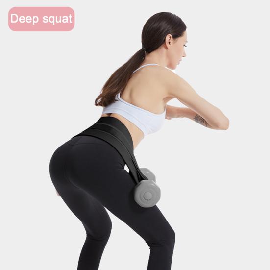 Exercise Hip Thrust Belt Dumbbells Kettlebells Hip Thrust Band Anti-Slip Portable Home Gym Men Women Glute Bridge Butt Workout Strap Fitness Equipment