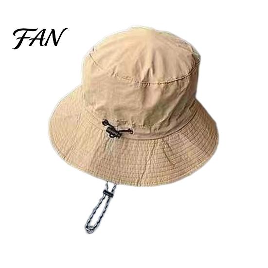 Lightweight Travel Visor Foldable Bucket Hat, with Adjustable Drawstring, Windproof Quick-dry Cotton Breathable Fishing Hat Polyester Beach