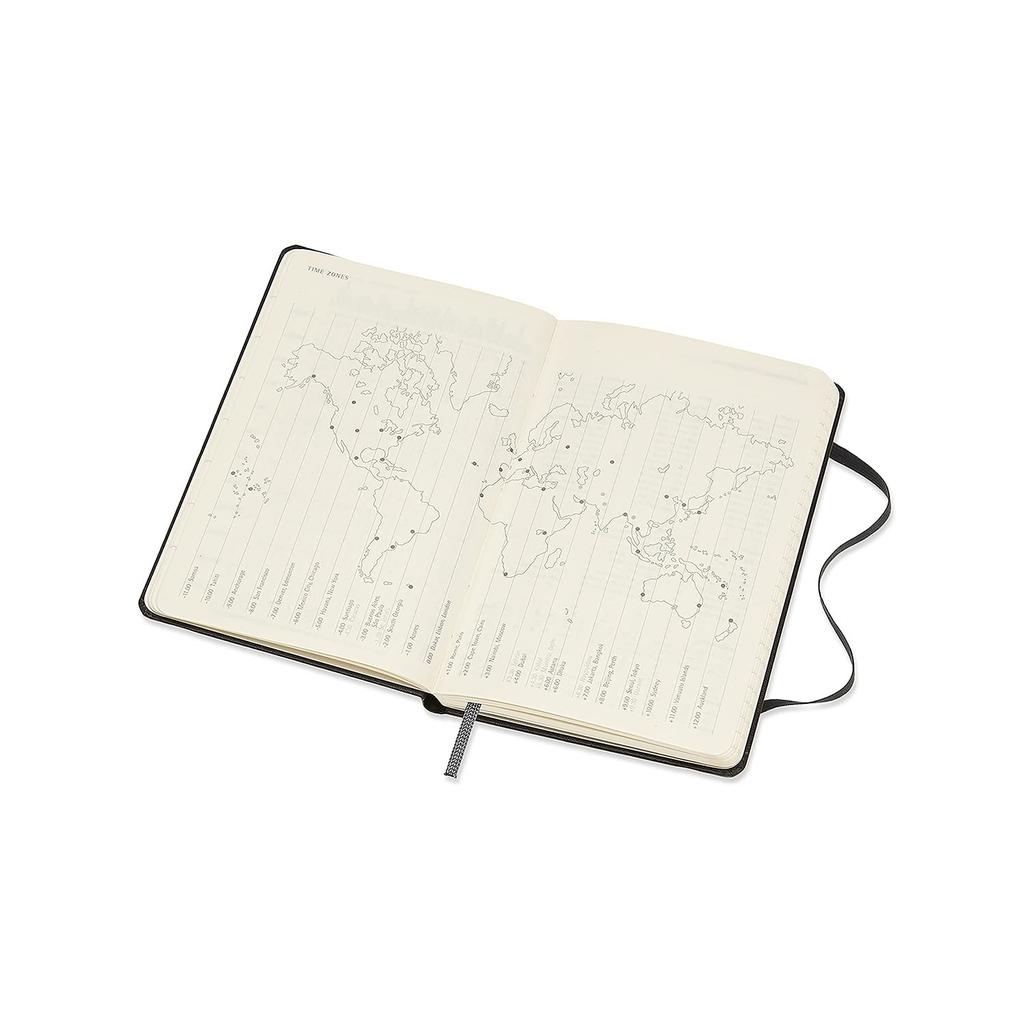 Moleskine 2022 Planner, 12-Month Weekly Diary, Hardcover, Pocket Size, Black, Starting In January, DHB12WN2Y22 (x 2)