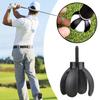 Mini Petal Golf Ball Retriever, 4-Prong Golf Ball Grabber Picker, Putter Grip Golf Ball Sucker Pickup Tool with Screw, Golf Accessories