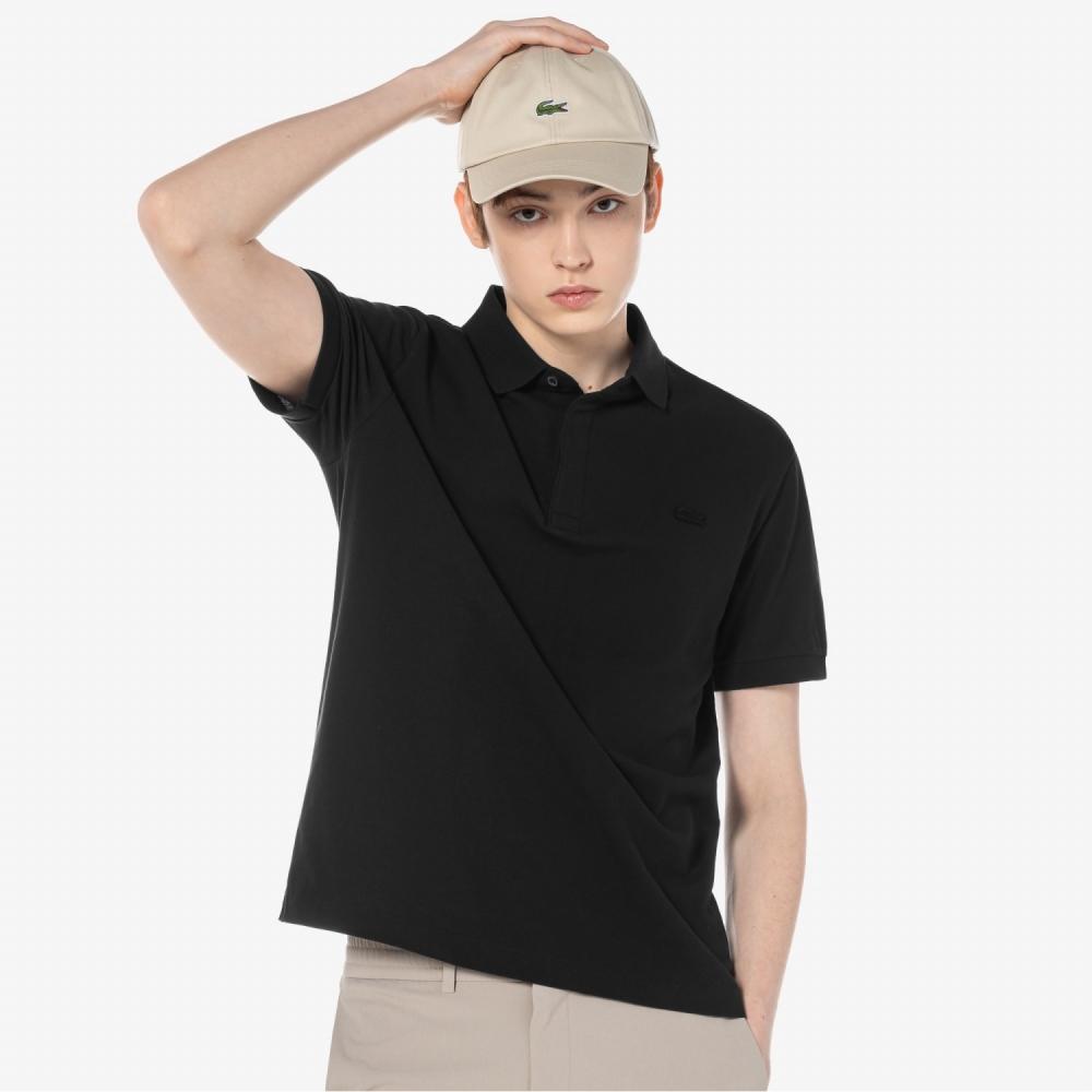 

LACOSTE Мужская футболка-поло с коротким рукавом Paris [Черный]