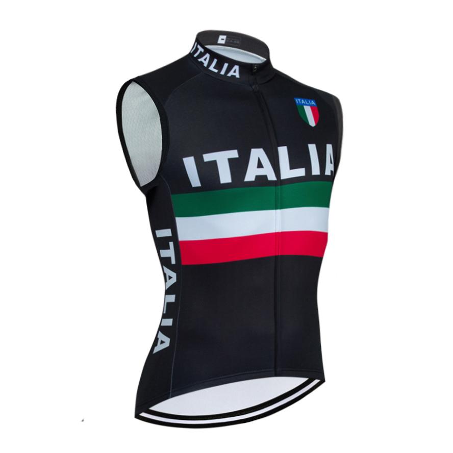 2026Cycling Jersey Men Women ITALIA Team Bike Windbreaker Vest Ropa Ciclismo Sleeveless Bicycl Maillot Tshirt Clothing