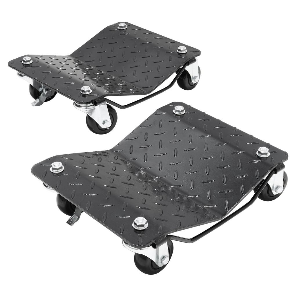 VEVOR Car Dolly Wheel Tire Dolly 2 PCS Heavy Duty Skate Auto Repair Dolly 1360.8 Kg