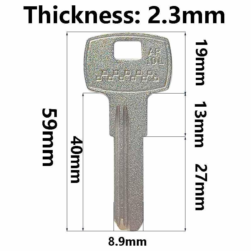 5-100 Pcs APECS Door Key Blank Hi-Rel Empty Locksmith Tool Uncut Copper Sandblasting for Home House Lock Safe Security