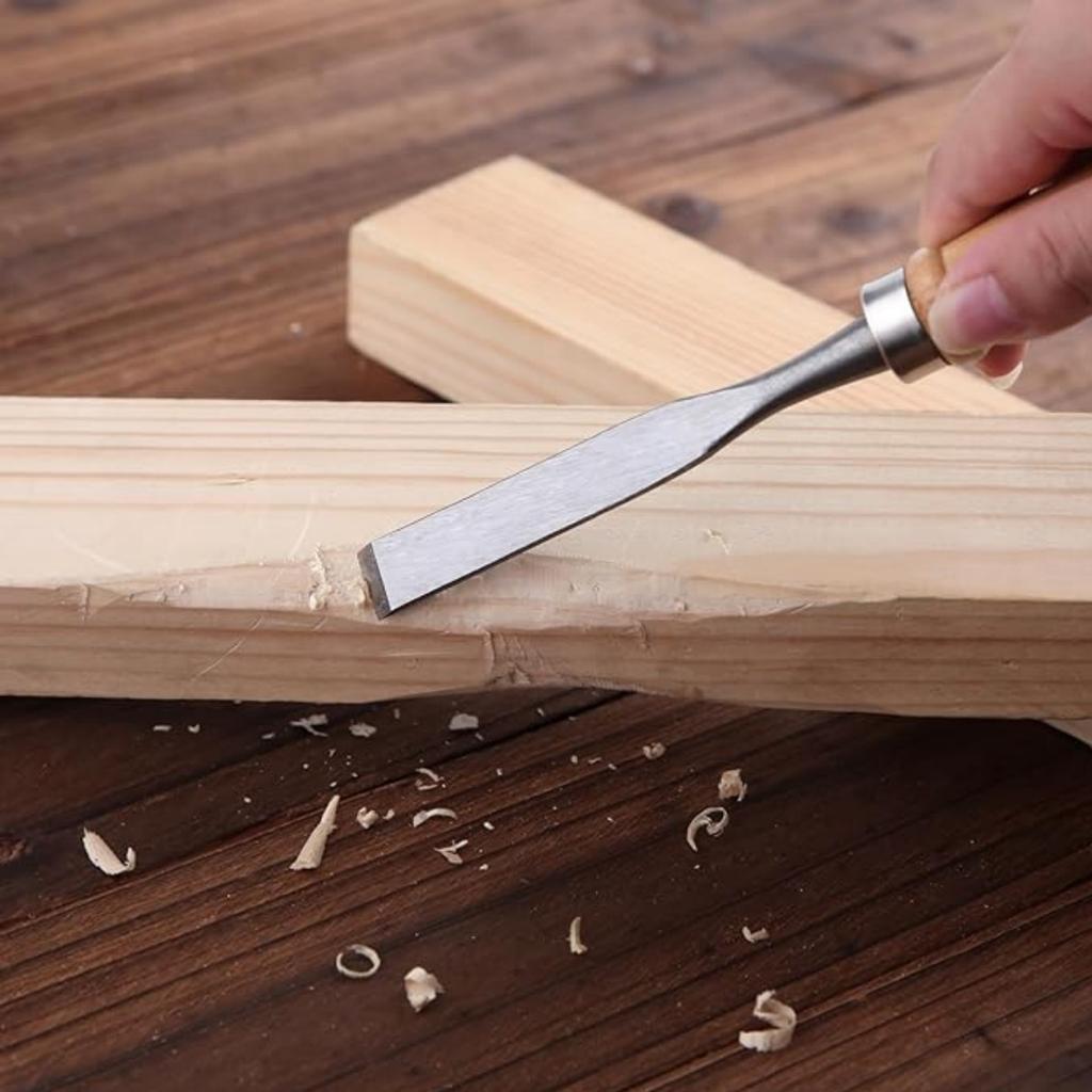 12pcs Professional Wood Carving Sharp Hand Chisel, Woodworking Gouges for Beginners Hobbyists and Professionals with Black Case