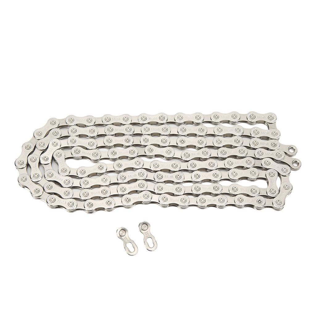 Bike Chain Silvery High Carbon Steel 11 Speed Mountain Road Bicycle Chain for VG SPORTS