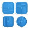 Mat For Pet Dogs Cats Slow Food Bowls With suction cup Feeding Food Bowl Silicone Dog Lick Pad Dog Slow Feeders Treat Dispensing