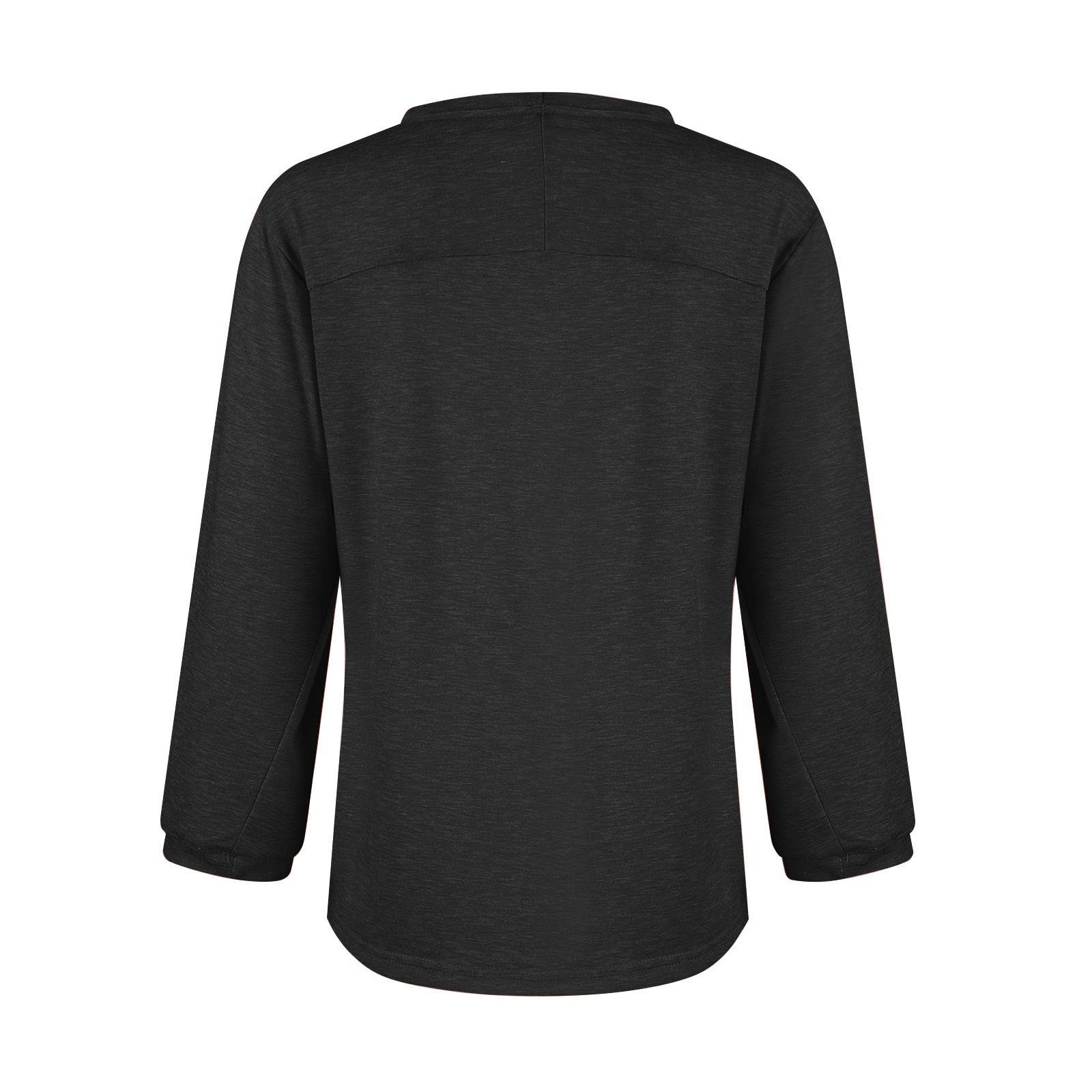 Футболка с пышным подолом на пуговицах — фото 5