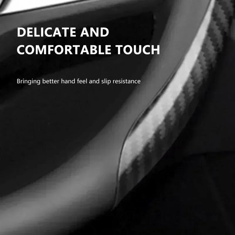 Leather Carbon Fiber Car Steering Wheel Cover Car Goods For BMW X5 X1 X3 X6 1 3 5 6 7 GT Series E84 E83 E70 F15 E71 F16 E87 F20