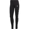 Originals Logo Print Bequeme lässige Hose mit Bündchen Damen Unterteile Schwarz FT1830