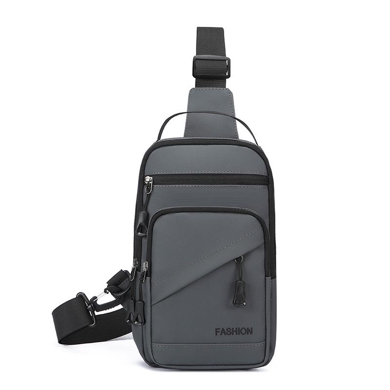 Men's Outdoor Crossbody Sports Phone and Chest Bag with Large Capacity for Casual Cycling and Commuting