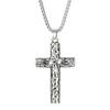 Titanium Artistic Steel Cross Pendant Necklace For Men And Women Perfect For Casual And Use Formal