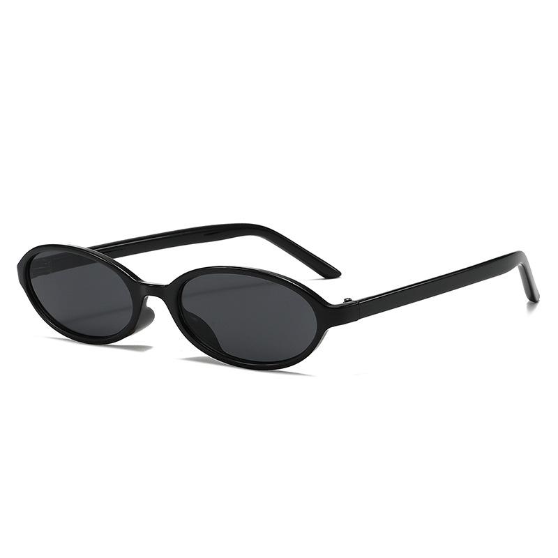 JYL TS Halara korean small oval sunglasses, ladies old money shades, UV protection eyewear