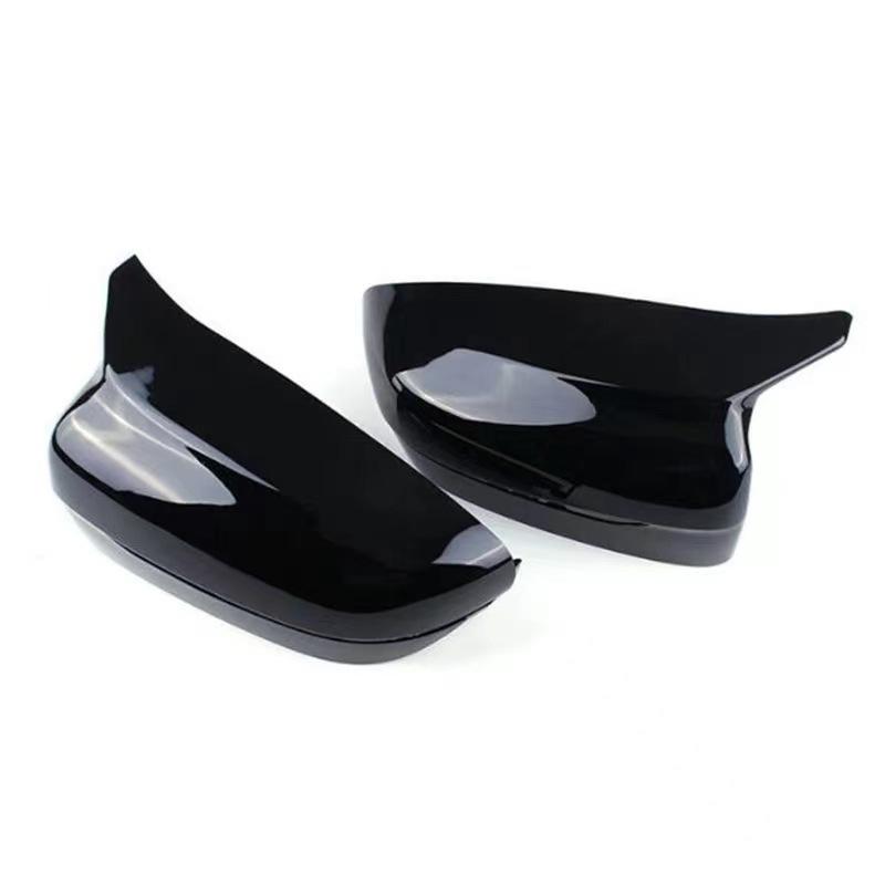 

Подходит для Bmw3 5Series G11 G12 G20 G30 G38Rearview Mirror Cover Horn Carbon Fibre Pattern Rearview Stoving varnish black-Rep