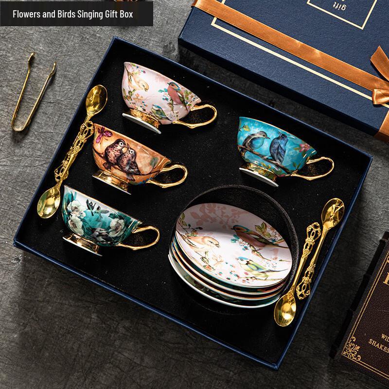 Peach Garden Luxury Ceramic British Afternoon Tea Set