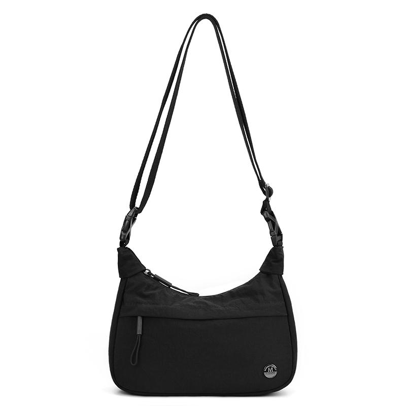 

Crossbody Bag Women s Large Capacity Shoulder Bag Commuter Travel Nylon Bag чёрный