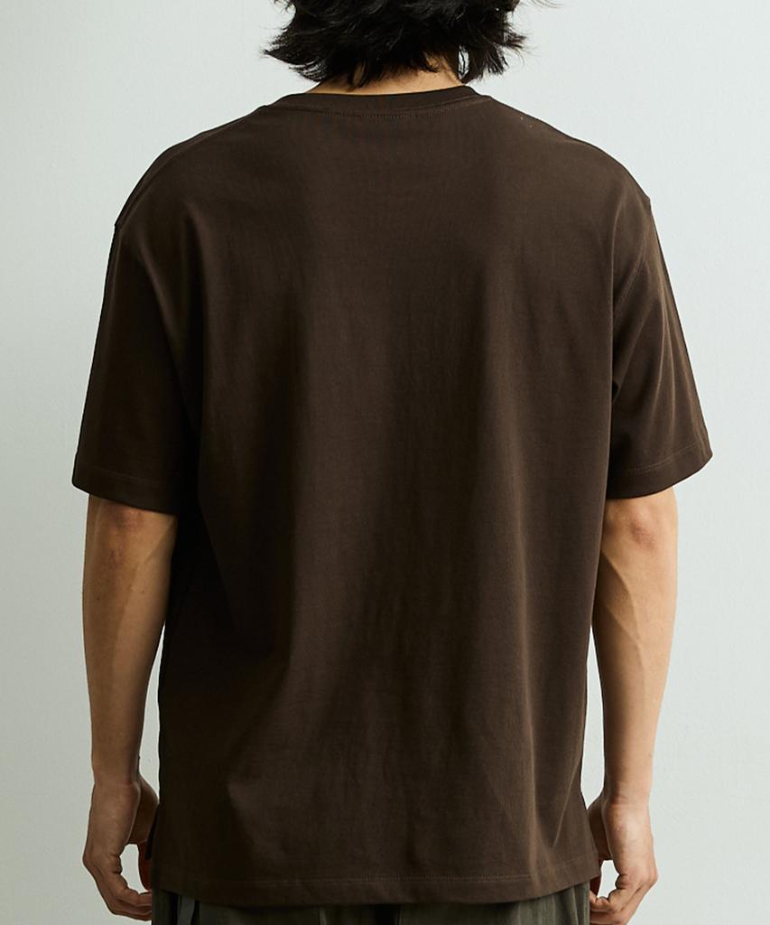 ONNHANS Short Sleeve Pocket T-Shirt_Deep Brown