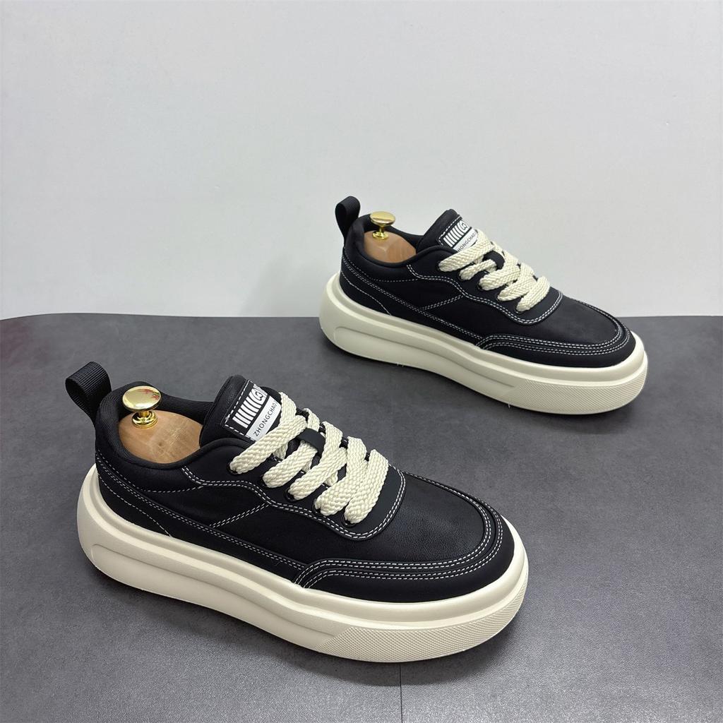 Men's spring and autumn casual sports trend versatile height increasing board shoes soft soled fashionable trendy shoes
