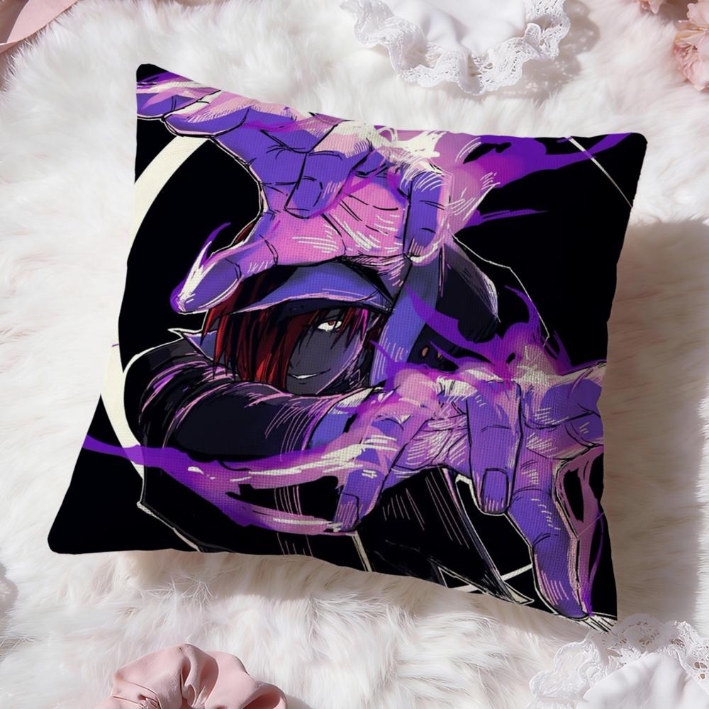 K-KOF The King of F-FighterS Cushion Cover Premium Comfort Reversible Pillow Cove -Two in One Design for Any Room & Car Interior