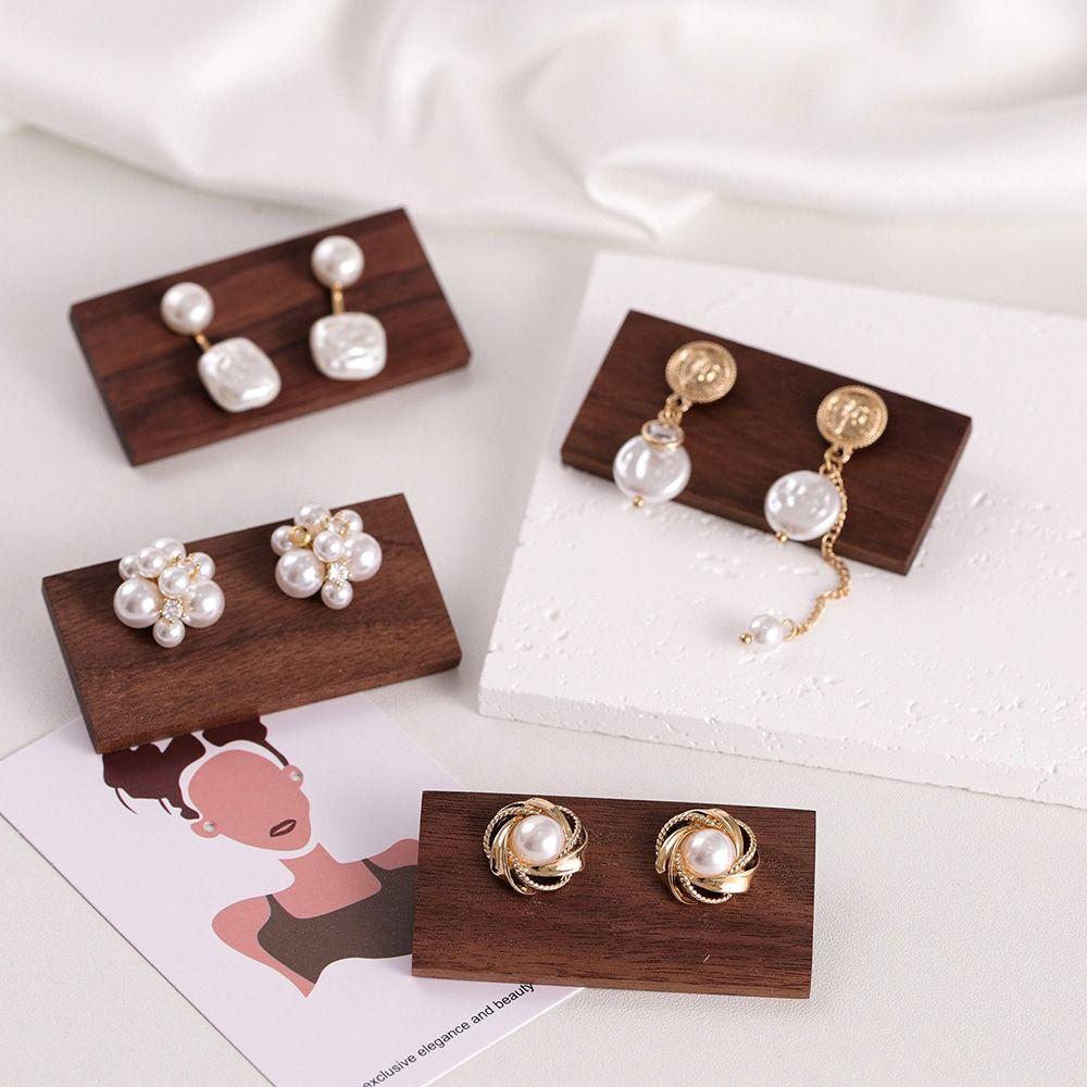 Fashion Accessories Wood Pendant Photograph Props Jewelry Display Earring Display Card  Girls